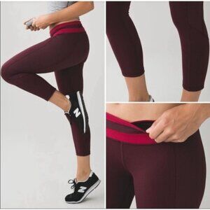 Lululemon Give Me Qi Cropped Leggings Size 4